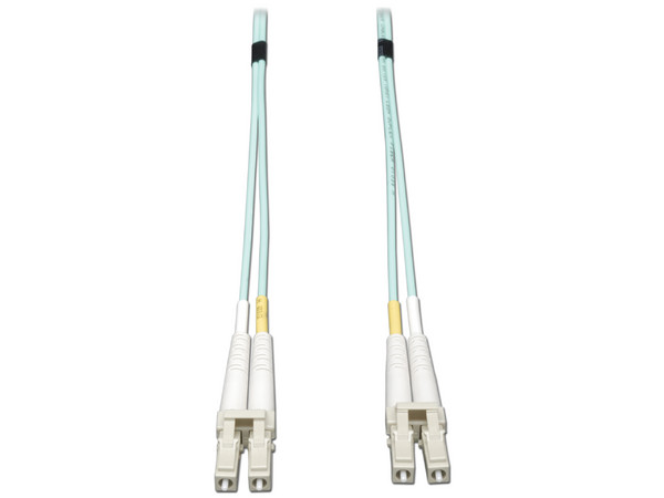Cable de red Tripp Lite Multimodo de fibra dúplex LC-LC 50/125 de 10m.
