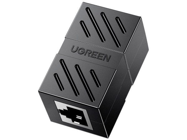 Adaptador de Red RJ-45 (H-H), Cat7, Color negro.
