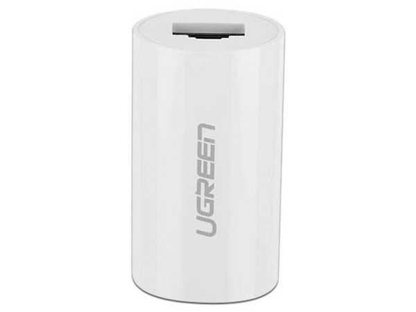 Extensor de Cable Ethernet UGREEN 20391, Soporta Cat7, Compatible con POE, Color Blanco.