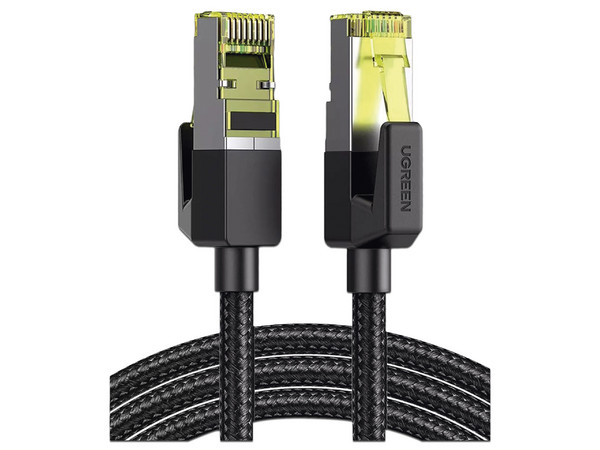 Cable de red Ugreen RJ45 Cat7 CLASSF/FTP Redondo con Malla de Nylon, 2m.