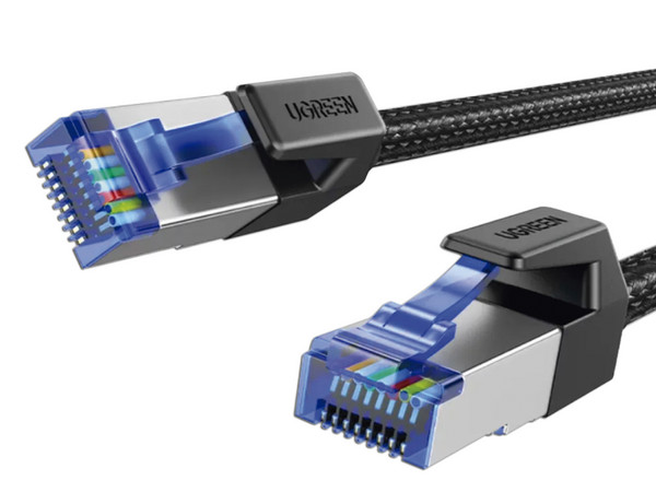 Cable Patch UGREEN 80429 RJ-45 Cat8, Blindado FTP, 1m, Color Negro.