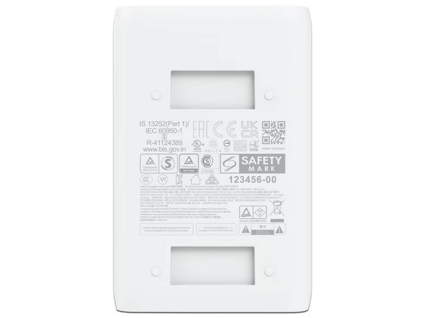 Inyector PoE Ubiquiti U-PoE+ de 48 VDC 0.65A, Hasta 30W, Color Blanco.