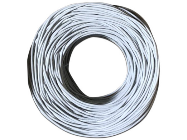 Bobina de Cable X-MEDIA Cat6 (UTP), 305 m, 24 AWG, 4 pares, Color Gris.
