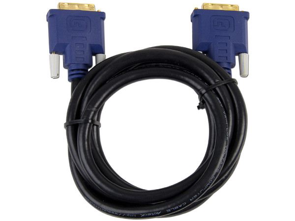 Cable de Video Acteck DVI-I (24+5) a DVI-I (24+5). Macho a Macho, 1.8M.