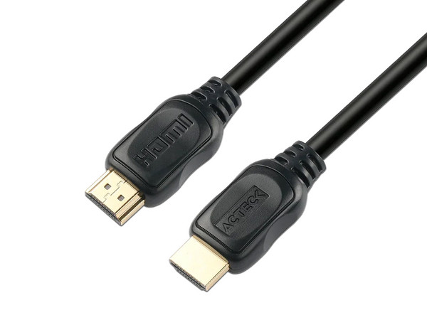 Cable de Video HDMI Acteck 2.0 Lynx Prime CC220-1, 4K/60 Hz, HDMI a HDMI (M-M), 1m. Color Negro.