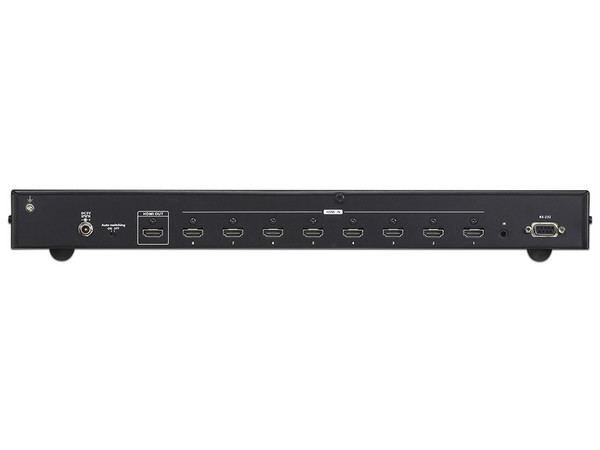 Divisor Splitter Aten VS0801HB, 1 Puertos HDMI de Salida, 8 Puertos HDMI de Entrada, 4K, 18Gbps. Color Negro.