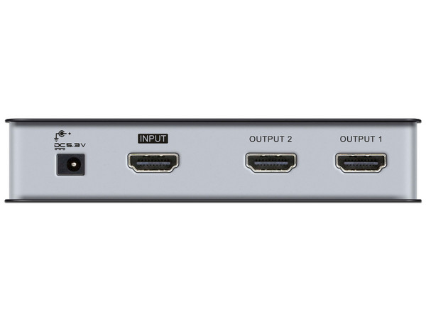 Multiplicador Splitter Aten VS182A HDMI, 4K 30Hz de 2 Puertos. HDCP 2.2, 10.2 Gbps. Color Negro.