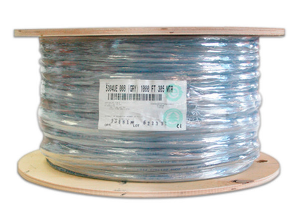 Bobina de cable para Seguridad y Alarma BELDEN de 6 conductores, 18AWG, 305m. color Gris.