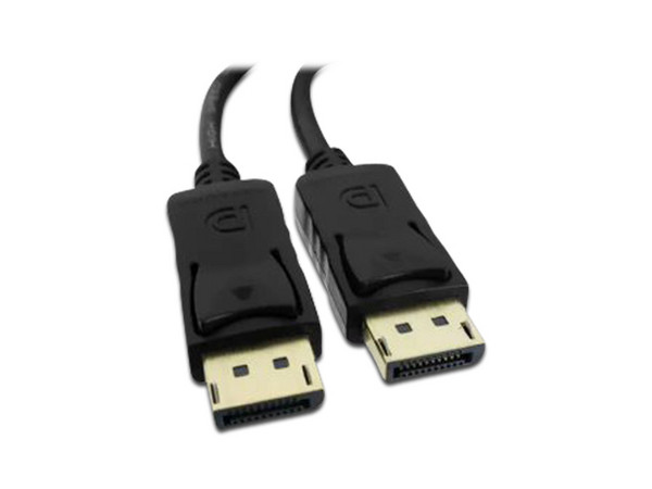 Cable de Video Batauro CA-DPDP2, Displayport Macho a Macho 4K, 2m, Color Negro.