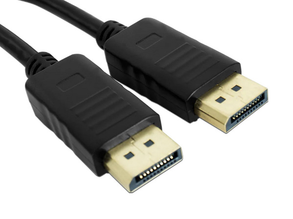 Cable de Video, Batauro, DisplayPort 1.2 Macho, 4K Ultra HD 120Hz, 3 Metros, Color Negro.