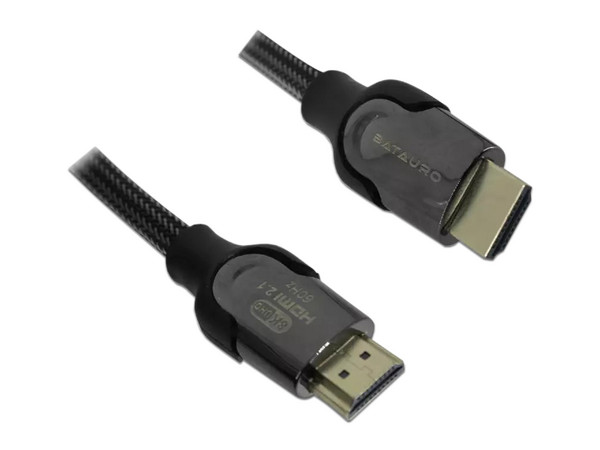 Cable de Video Batauro CA-HD2.12, HDMI (M)-(M), 2m, Color Negro.