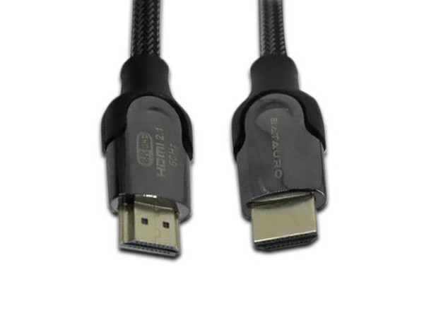 Cable de Video Batauro, HDMI 2.1 (M)-(M), 3m, color negro.