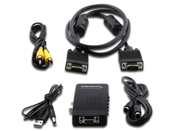Convertidor de vídeo Brobotix 002084 de VGA a S-Video a VGA.