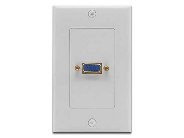Tapa de pared Brobotix 045687 VGA (H-H). Color Blanco.