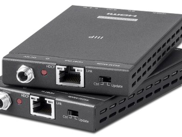 Kit extensor de video y audio BRobotix HDMI (Hembra), Ethernet, Cat5, HDBaset, POC, RS232, hasta 70m.