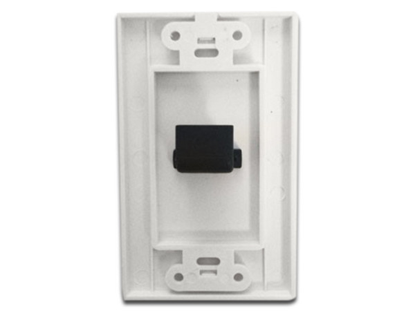 Tapa de Pared BRobotix HDMI Hembra de 1 salida a 90. Color Blanca.