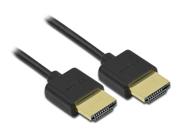 Cable Brobotix de HDMI 1.4 (Macho-Macho) de 45cm. Color Negro.