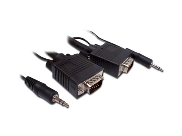 Cable BRobotix VGA con audio, M-M, 30m.
