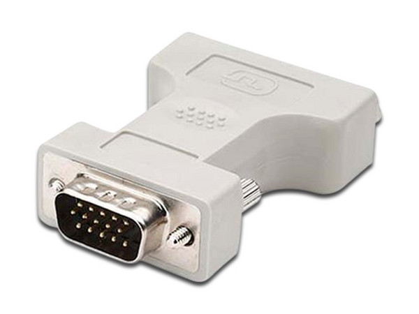 Adaptador VGA, Conector VGA (Macho) a DVI (Hembra).