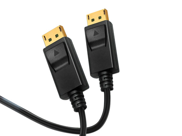 Cable de Video BRobotix de DisplayPort (M) a DisplayPort (M), 1m. Color Negro.