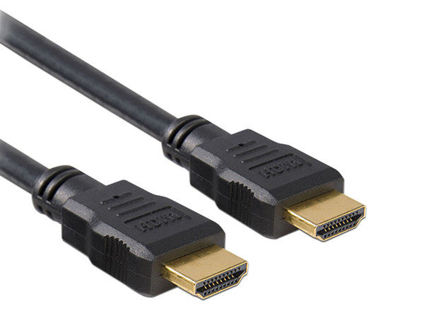 Cable de Video BRobotix HDMI 2.0 (Macho-Macho) de 1.8m. Color Negro.