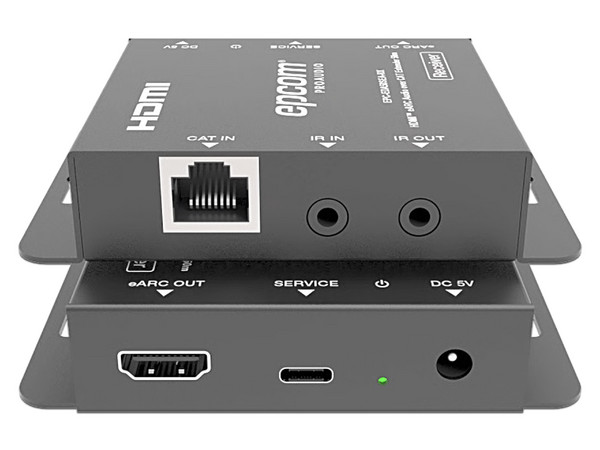 Extensor HDMI EPC-EDA50SEA, Compatible con compatible CAT5e, hasta 50m. Color Negro.