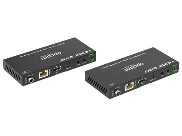 Extensor HDMI EPCOM EPC-EHB70ARC, HDMI, hasta 70m en 4K@60Hz, Compatible con Cat5e. Color Negro.