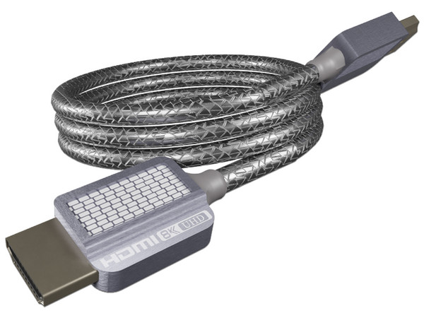 Cable de Video Epcom HDMI 2.1 (M-M), 8K 60Hz, eARC, 1m. Color Gris.