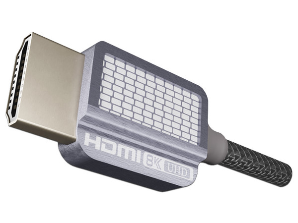 Cable HDMI de Alta Resolución Epcom HDMI 2.1 de 3m. Color Gris.