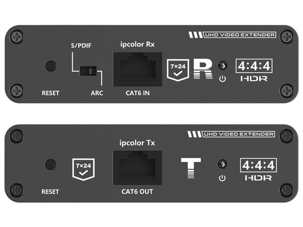 Kit Extensor de Video HDMI Epcom TT-676 por Cable UTP Ethernet Cat6a / Cat7 RJ45, Conexión en Cascada, Resolución 4K, Hasta 700m.