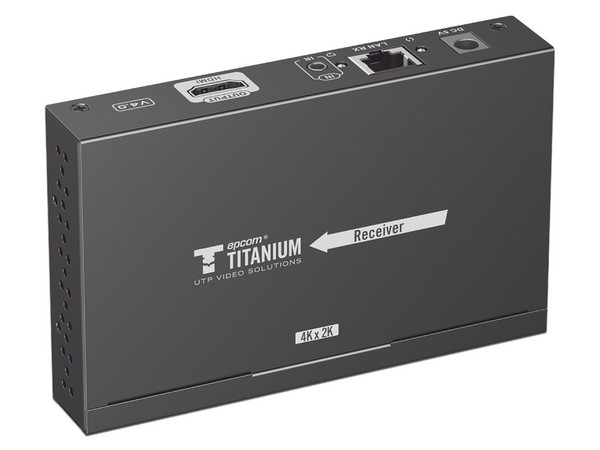 Receptor Matricial EPCOM TT-683-MATRIX-4.0-RX, Hasta 120m, HDMI, RJ-45, Control IR, Compatible con Switch IGMP, Color Negro.