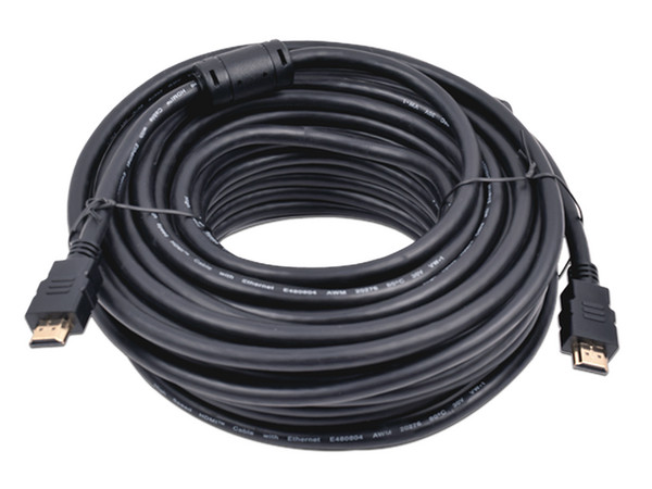 Cable de Video Epcom HDMI 1.4 (Macho-Macho) 4K de 20m. Color Negro.