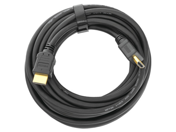 Cable de Video HDMI 1.4 Epcom, Resolución 4K, Blindado, Chapado en Oro, 5m.