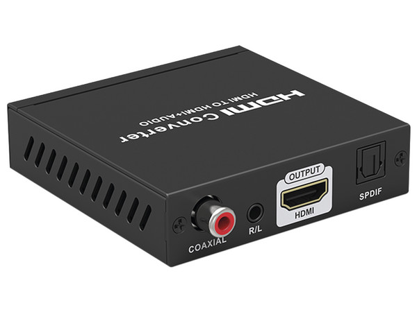 Convertidor de Señal Epcom TT3061, Extractor de Audio de HDMI a HDMI y Audio, Salida de Audio Digital o Análoga, SPDIF, Auxiliar 3.5mm.