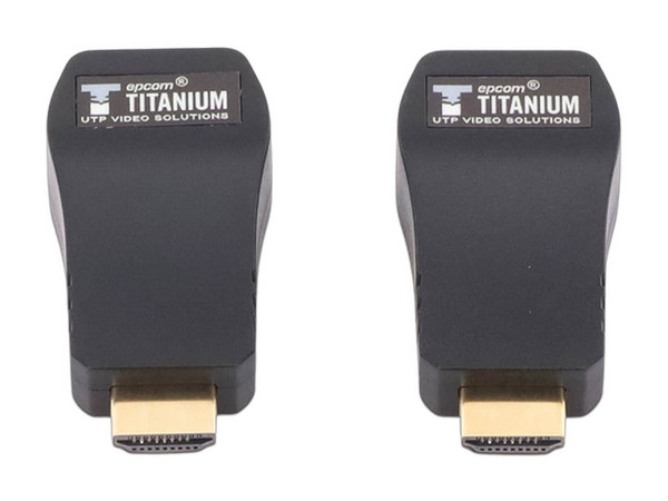 Extensor y Combertidor Epcom TTHDMI2RJ, HDMI a UTP (M-H), Cat5e, Cat6, Color Negro.