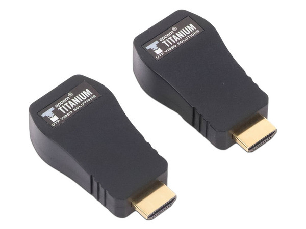 Extensor y Combertidor Epcom TTHDMI2RJ, HDMI a UTP (M-H), Cat5e, Cat6, Color Negro.