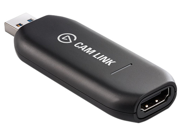 Adaptador transmisor de vídeo Elgato Cam Link 10GAC9901, HDMI a USB 3.0, hasta 1080p 60Hz.