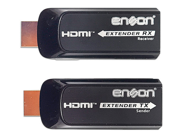 Extensor de Alcance HDMI Enson ENS-HDMIE50, Compatible con Cat6, Alámbrico, hasta 50m, Diseño Minimalista, Color Negro.