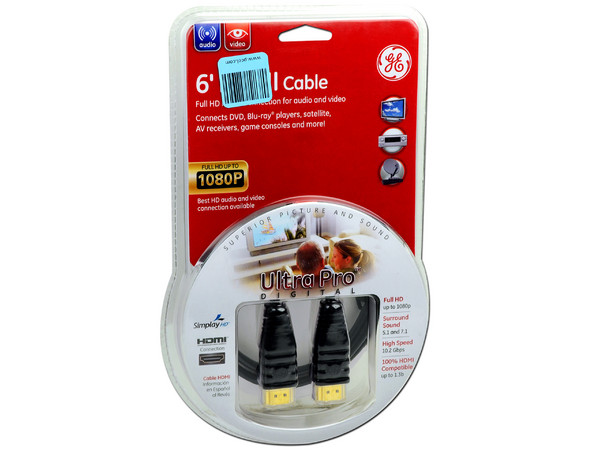 Cable General Electric Ultra Pro HDMI 1.3b M-M, 1.8m   