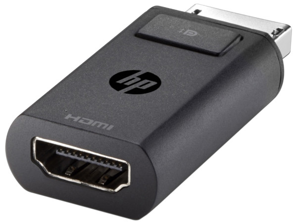 Adaptador HP DisplayPort a HDMI. Color Negro.