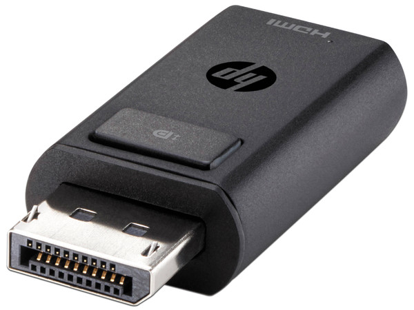 Adaptador HP DisplayPort a HDMI. Color Negro.