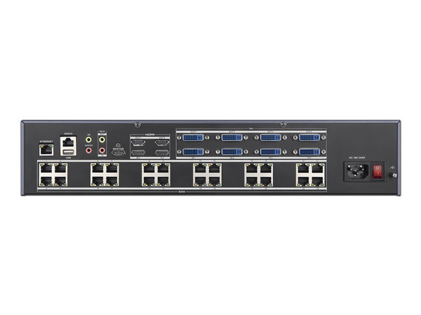 Controlador para Videowall Hikvision DS-D42V24-H, Resolución de 13.27 MP, 24 Salidas de Video,Compatible con Pantallas LED para Interior.
