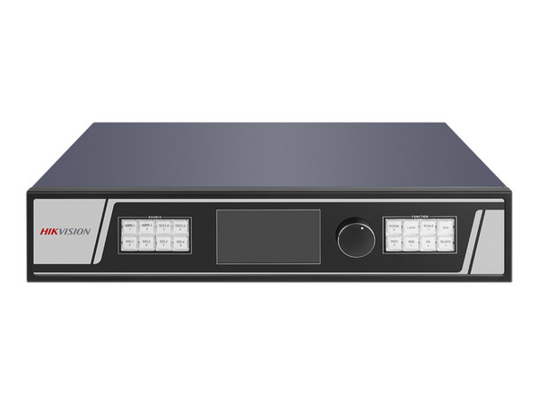 Controlador para Videowall Hikvision DS-D42V24-H, Resolución de 13.27 MP, 24 Salidas de Video,Compatible con Pantallas LED para Interior.
