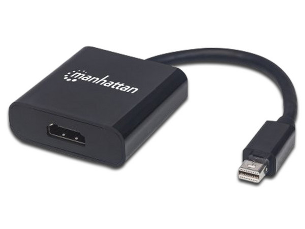 Adaptador Activo Mini-DisplayPort (Macho) a HDMI (Hembra).