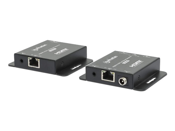 Extensor de Video Manhattan HDMI, 70M en HD o 40M en 4K, Via cable CAT6.
