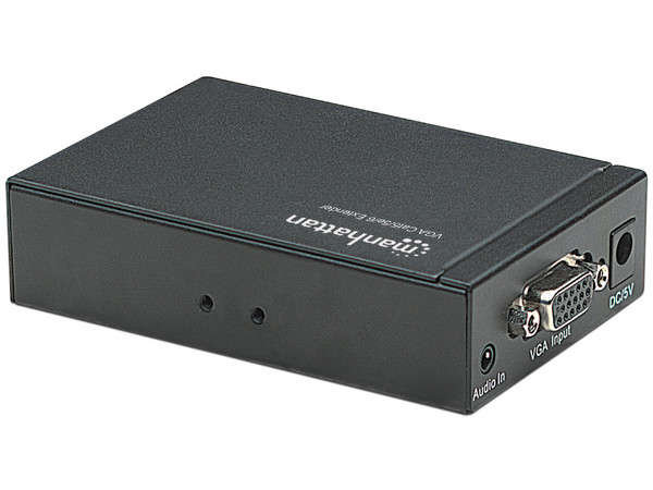 Extensor Manhattan Video 177344, Cat5/ 5e/ 6, Resoluciones VGA de hasta 1920 x 1200.
