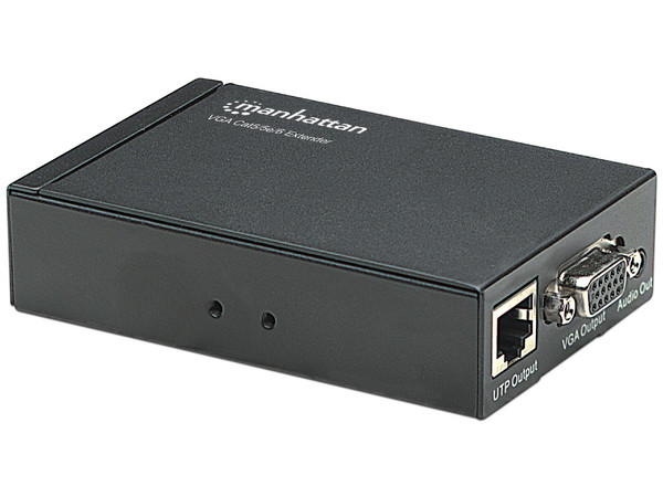 Extensor Manhattan Video 177344, Cat5/ 5e/ 6, Resoluciones VGA de hasta 1920 x 1200.