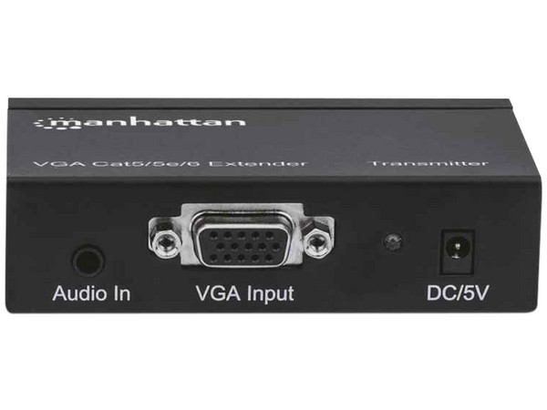 Extensor Manhattan Video 177344, Cat5/ 5e/ 6, Resoluciones VGA de hasta 1920 x 1200.