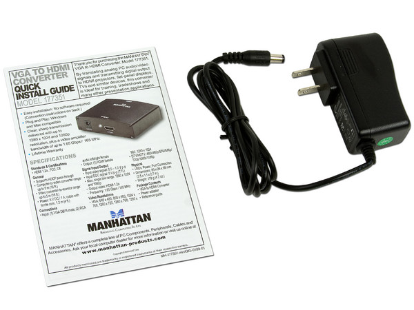 Convertidor de Video VGA y Audio a HDMI