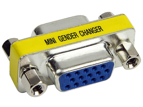 Cambiador de Género VGA, HD15 Hembra / HD15 Hembra